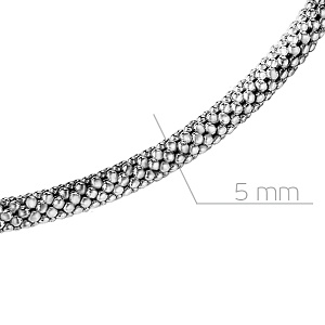 Колье из серебра