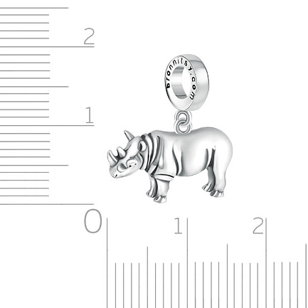 Шарм-подвеска Носорог