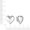 Серьги с английским замком из серебра