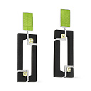 Серьги с английским замком из серебра