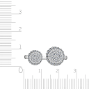 Кольцо из серебра с фианитом