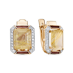 Серьги с английским замком 12-02253-5125