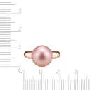 Кольцо из красного золота с жемчугом