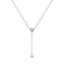 Колье из красного золота с бриллиантами