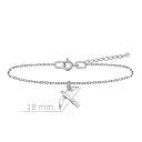 Браслет декоративный из серебра