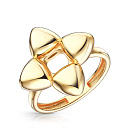 Кольцо из серебра с позолотой