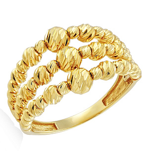 Кольцо из желтого золота