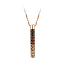 Колье из красного золота с бриллиантами