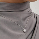 Подвеска из белого золота с бриллиантами