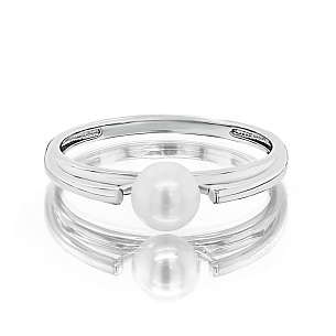Кольцо из серебра с жемчугом