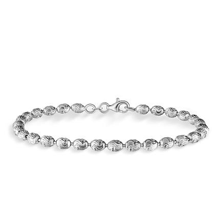 Браслет декоративный из серебра