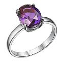Кольцо из серебра с аметистом