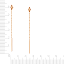 Продевки из красного золота