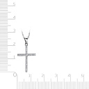 Колье из серебра с фианитом