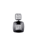 Подвеска из серебра с керамикой, фианитами