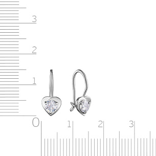 Серьги детские из серебра