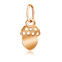 Подвеска из красного золота