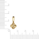 Подвеска из желтого золота