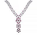 Колье из серебра с фианитом