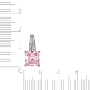 Подвеска из серебра с фианитом