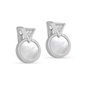 Серьги с английским замком 12-693-6200