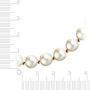 Колье из красного золота с жемчугом