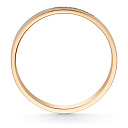 Кольцо из красного золота с бриллиантами