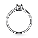 Кольцо из серебра с фианитом