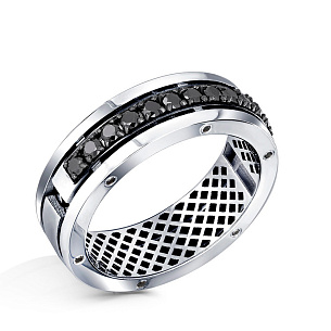 Кольцо из белого золота