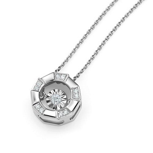 Колье из белого золота