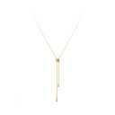 Колье из желтого золота с бриллиантами