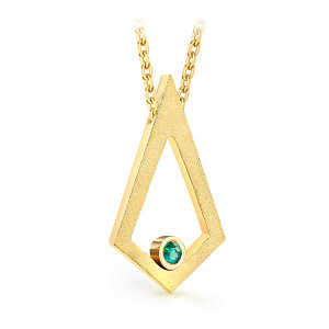 Колье из желтого золота