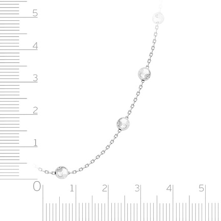 Колье из серебра