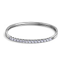 Браслет декоративный из белого золота с бриллиантами