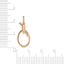 Подвеска из красного золота