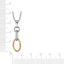 Колье из серебра с позолотой