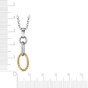 Колье из серебра с золочением