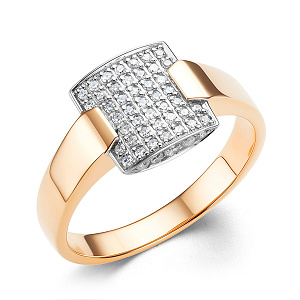 Кольцо из красного золота