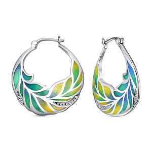 Серьги с английским замком 12-9084-7901