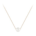 Колье из красного золота с жемчугом