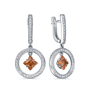 Серьги с английским замком 12-1038-16100