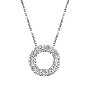 Колье из белого золота