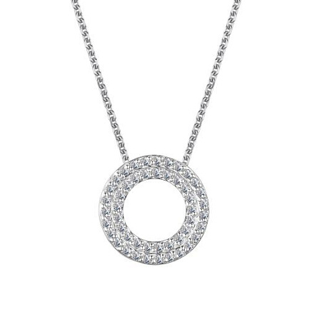 Колье из белого золота