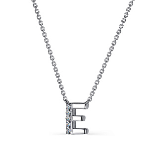 Колье из серебра с фианитами