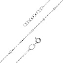 Браслет декоративный из белого золота с бриллиантом