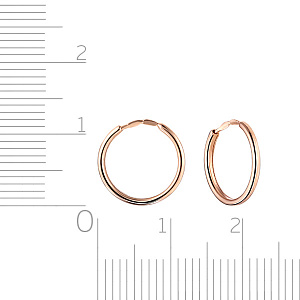 Серьги Конго детские