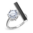 Кольцо из серебра с фианитом