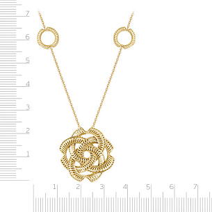 Колье из желтого золота