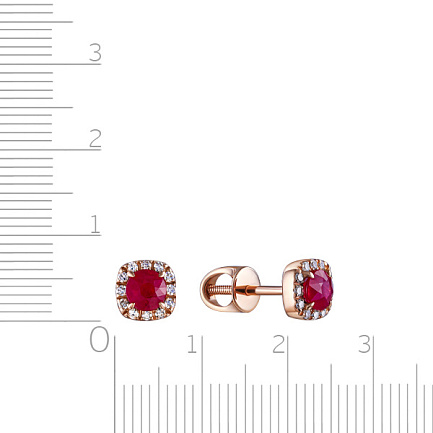 Серьги Пусеты