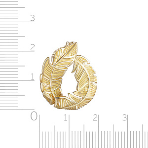 Подвеска из желтого золота